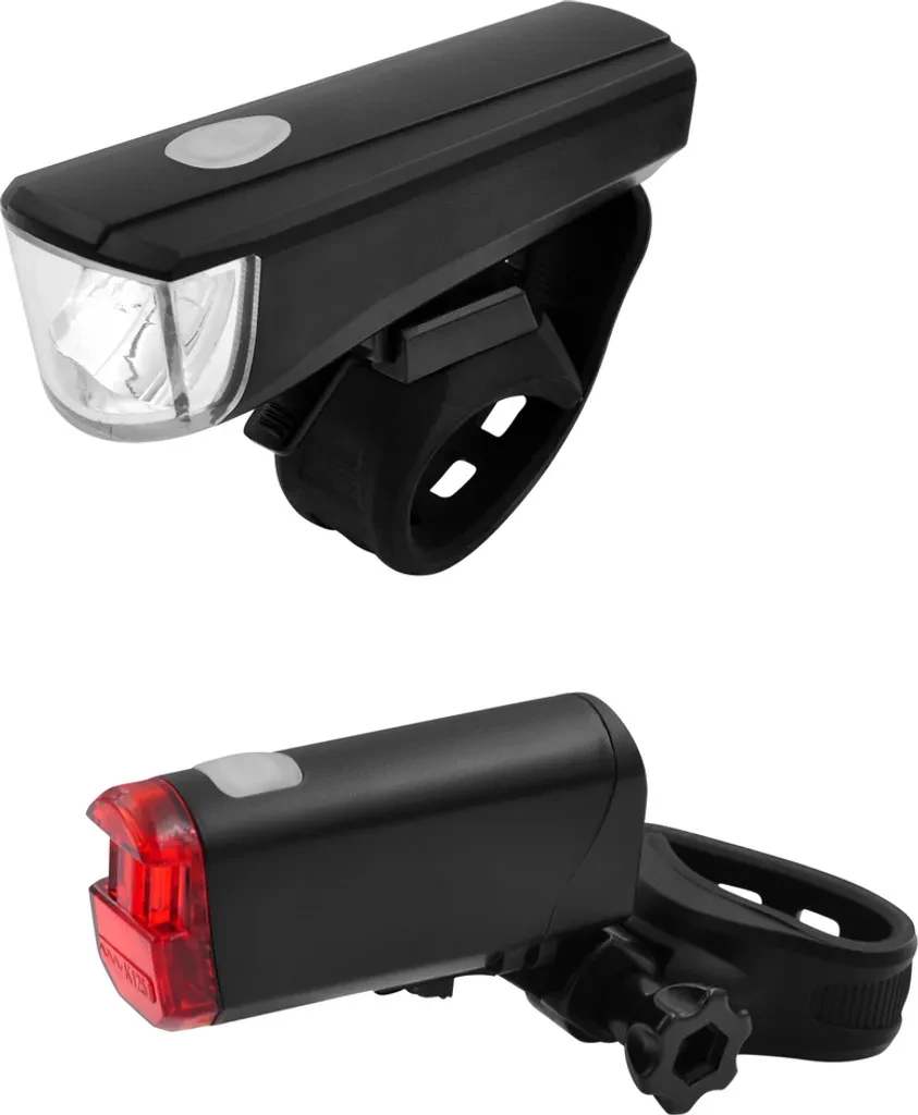 FISCHER LED-Fahrradbeleuchtungs-Set – 20 Lux Lichtstärke & StVZO-zugelassen FISCHER LED-Fahrradbeleuchtungs-Set – 20 Lux Lichtstärke & StVZO-zugelassen