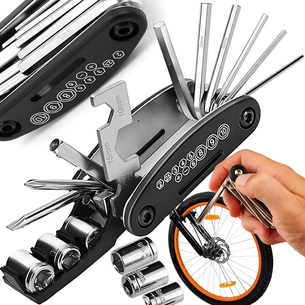 Retoo 16-in-1 Multitool für Fahrradreparaturen – Kompakt & vielseitig Retoo 16-in-1 Multitool für Fahrradreparaturen – Kompakt & vielseitig