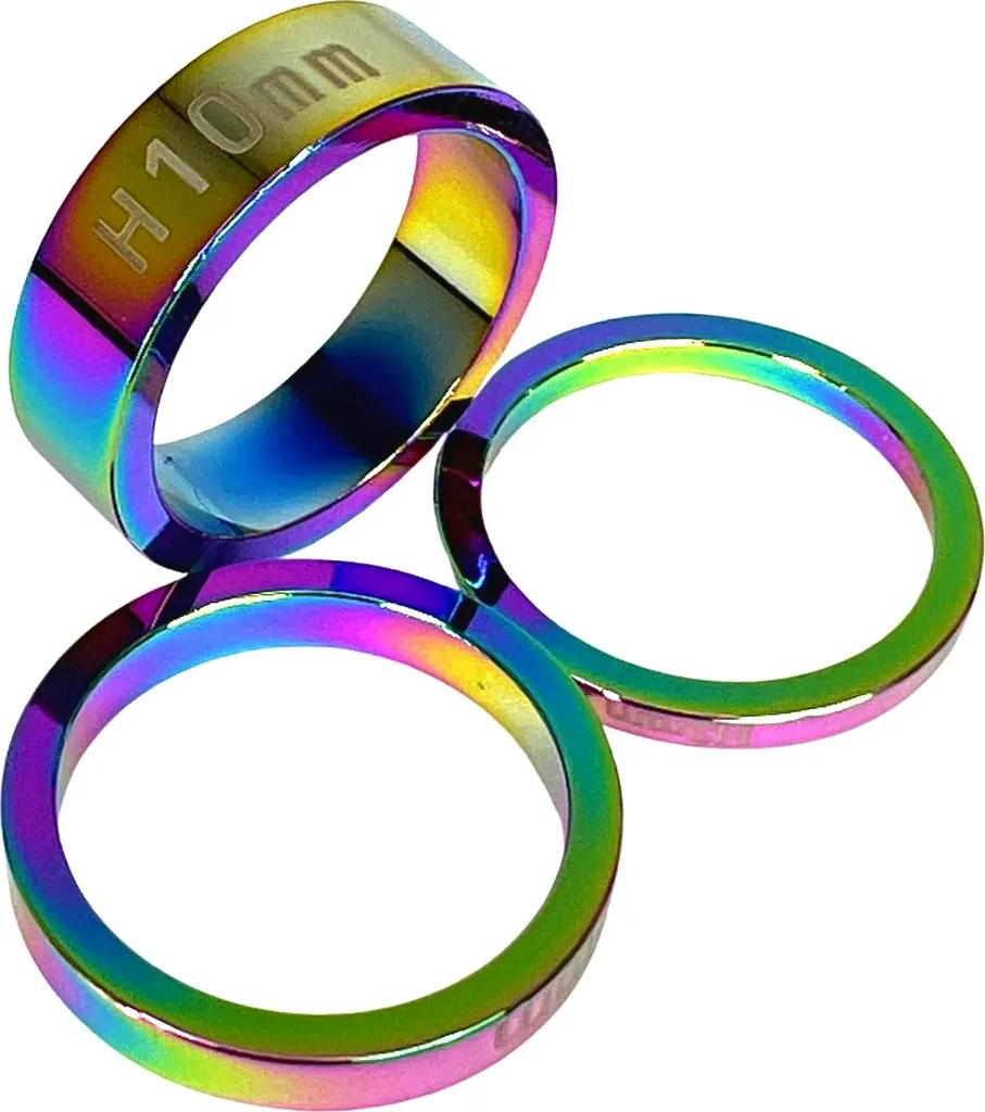 Blunt Headset Spacer Set 1 1/8" – Neochrome Blunt Headset Spacer Set 1 1/8" – Neochrome